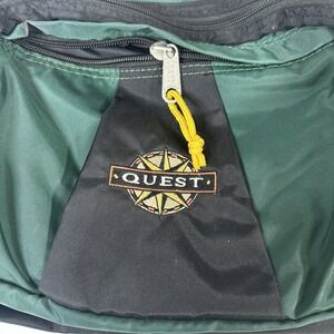 Quest Waist Bag Fanny Pack Green Unisex Padded Lumbar And Spine Support 12x11